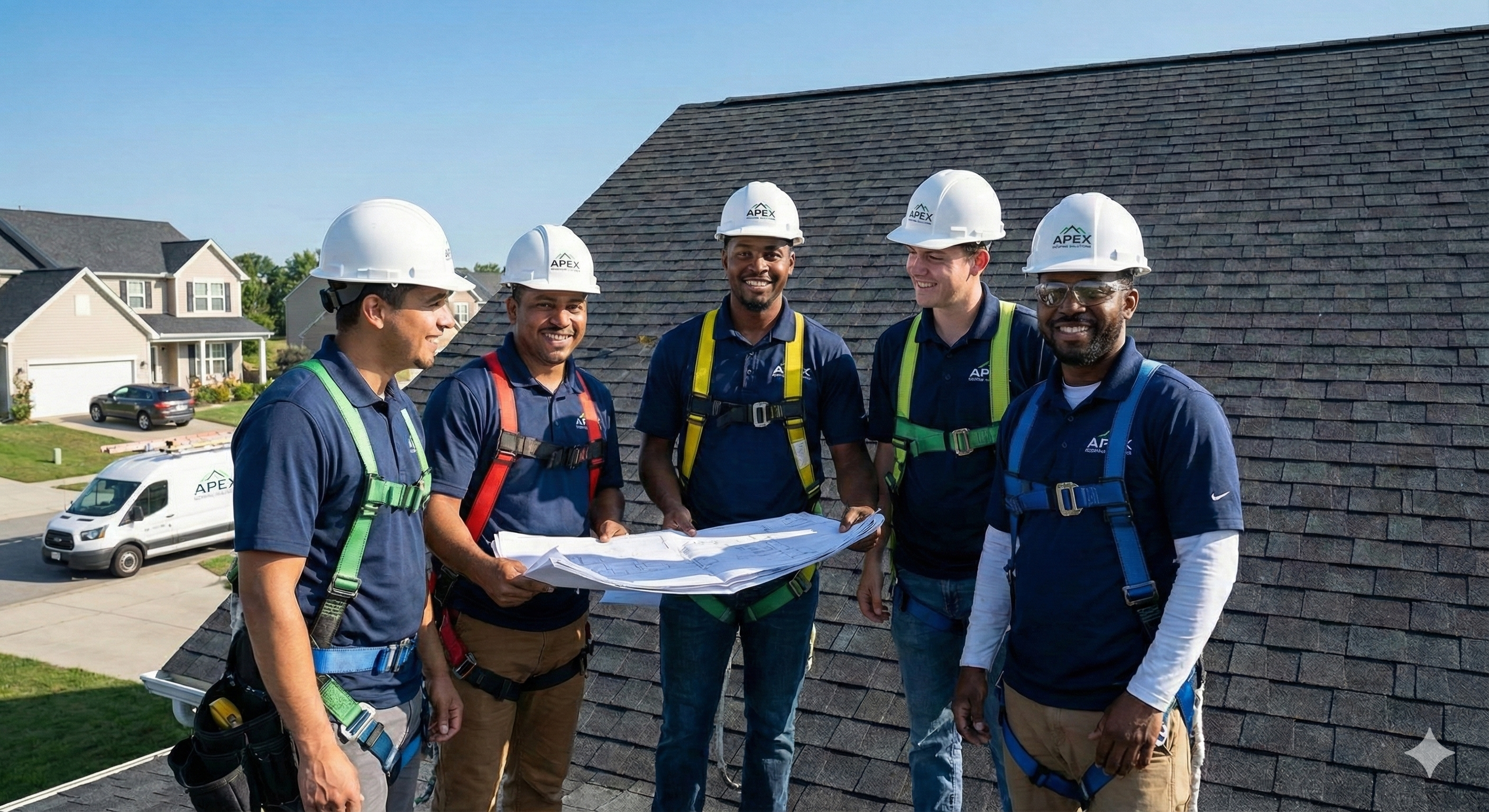 Apex Slate Pro Roofing professional team members